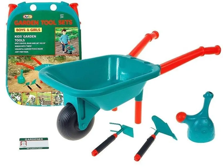 Adar, zestaw ogrodnika z taczką, 12 elementów