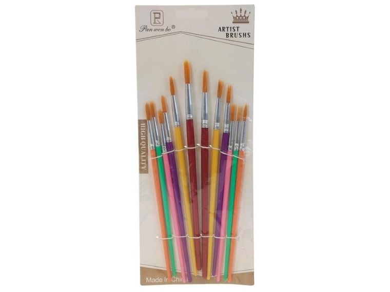 Adar, zestaw pędzli, 12 szt.