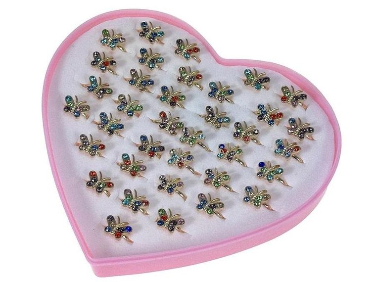 Adar, zestaw pierścionków, 36 szt.