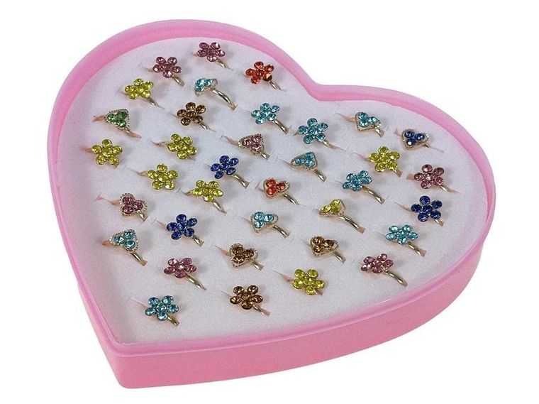 Adar, zestaw pierścionków, 36 szt.