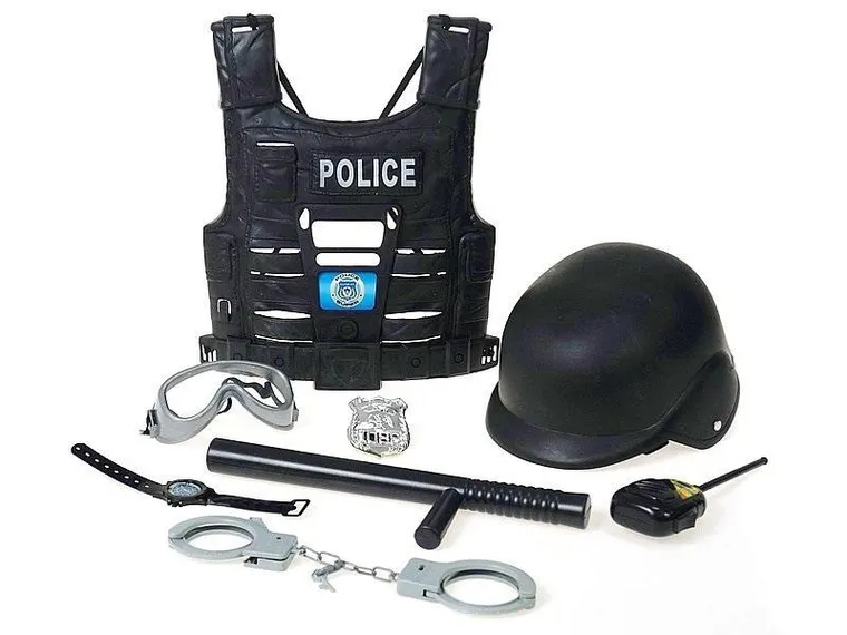 Adar, zestaw policyjny z hełmem i kamizelką