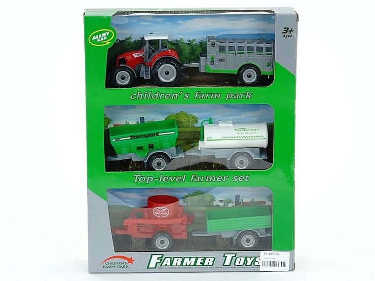Adar, zestaw rolniczy, pojazdy, 3 szt.