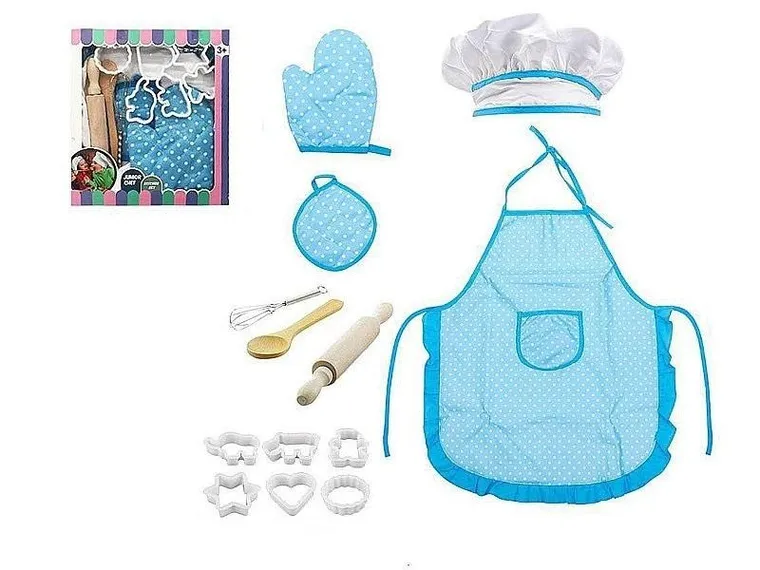 Adar, zestaw szefa kuchni, niebieski