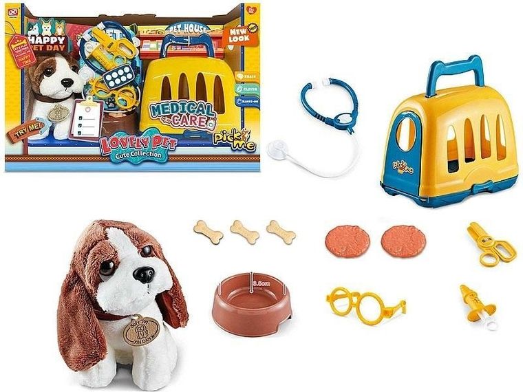 Adar, zestaw weterynarza z maskotką