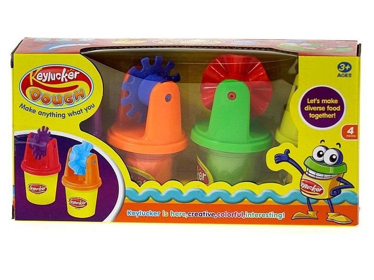 Adar, zestaw z ciastoliną, 4 kolory