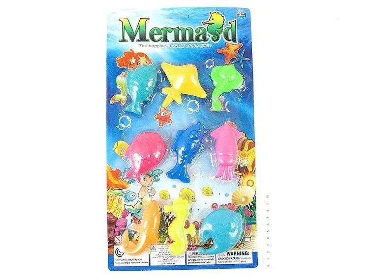 Adar, zwierzęta morskie, zestaw figurek, 9 szt.