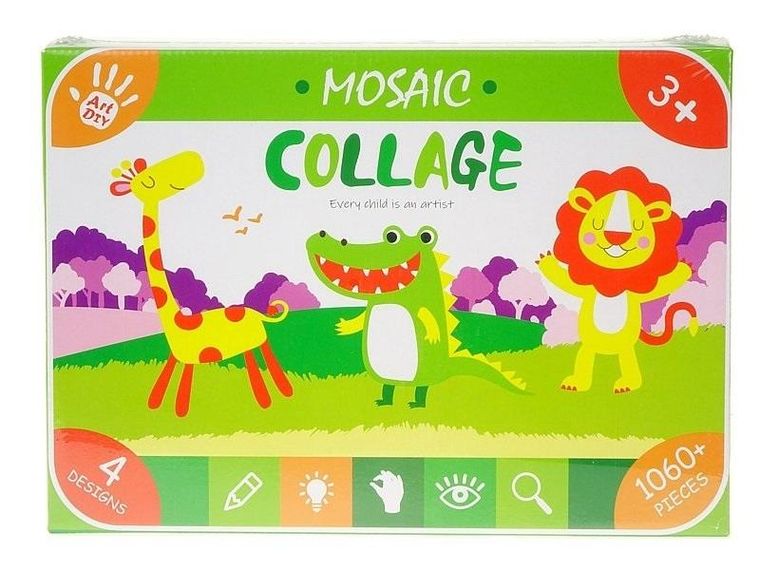 Adar, zwierzęta, układanka puzzle, 26,5-19-4 cm