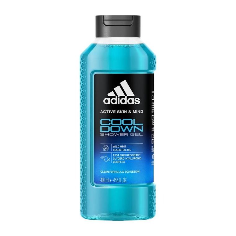 Adidas, Active Skin & Mind, Cool Down, żel pod prysznic dla mężczyzn, 400 ml