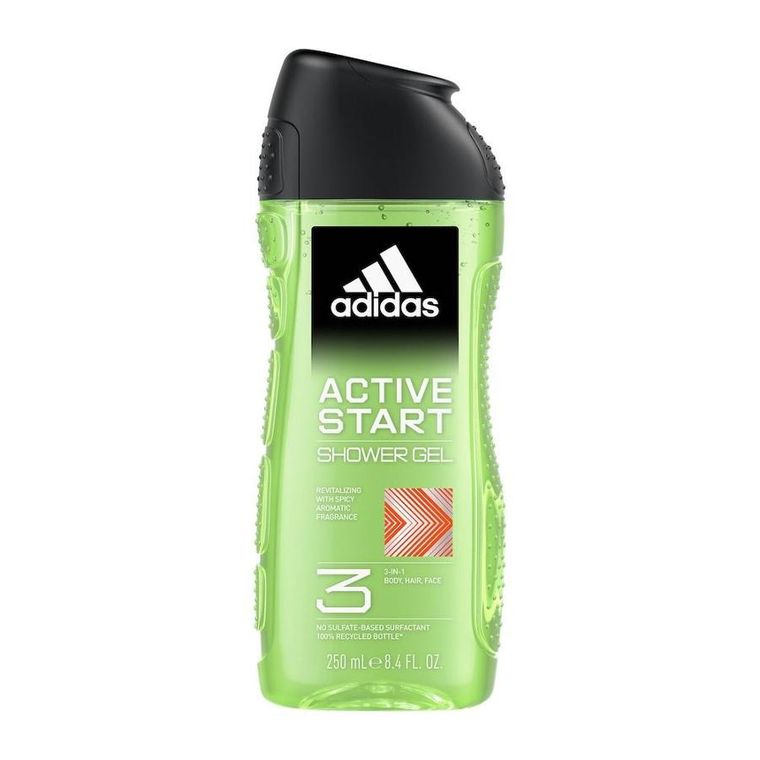 Adidas, Active Start, żel pod prysznic dla mężczyzn, 250 ml