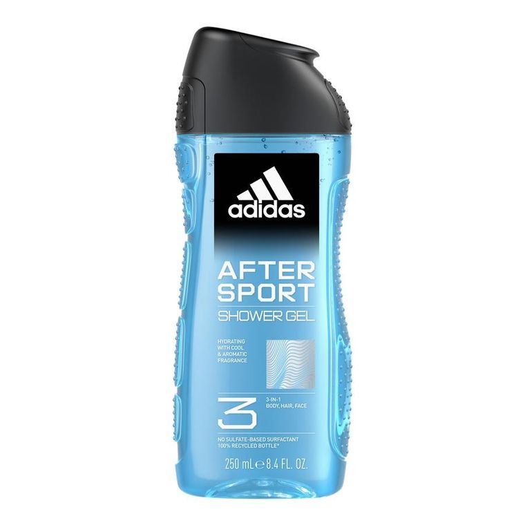 Adidas, After Sport, żel pod prysznic dla mężczyzn, 250 ml
