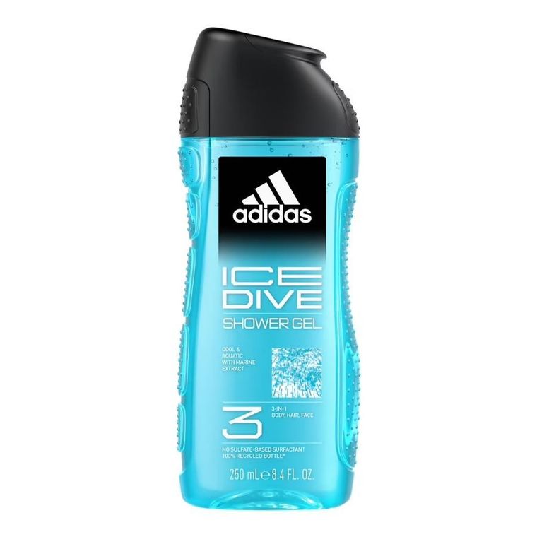 Adidas, Ice Dive, żel pod prysznic dla mężczyzn, 250 ml
