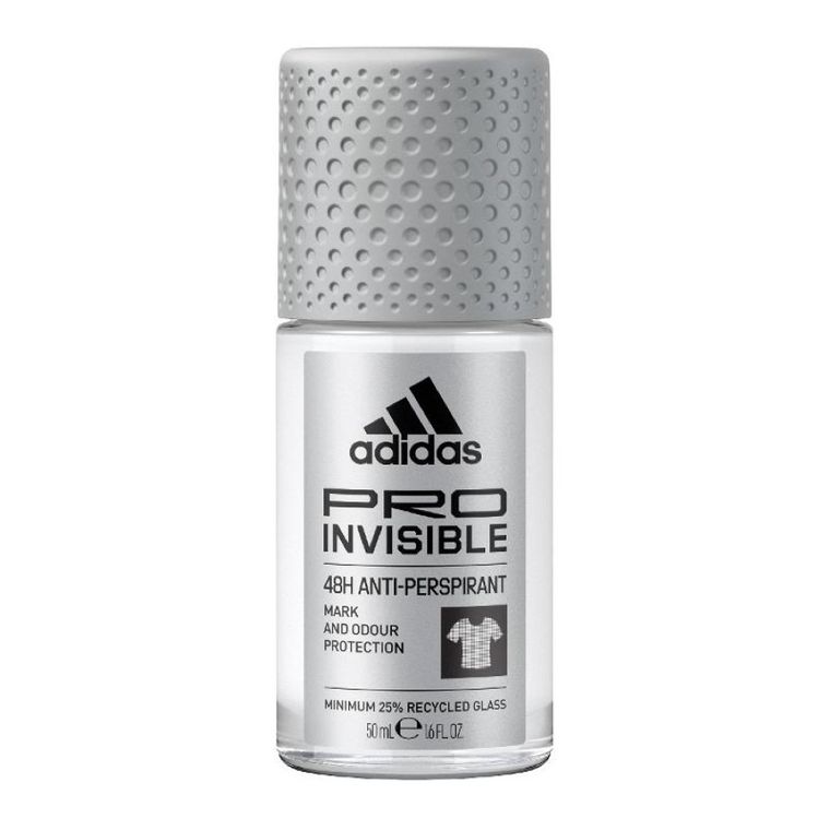Adidas, pro invisible, dezodorant roll-on dla mężczyzn, 50 ml