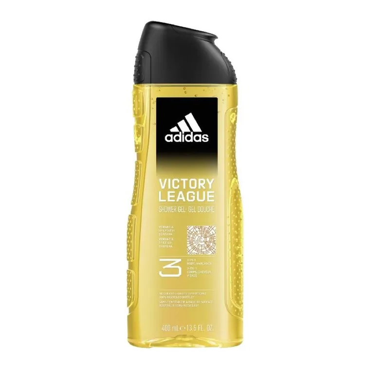 Adidas, victory league, żel do mycia 3w1 dla mężczyzn, 400 ml