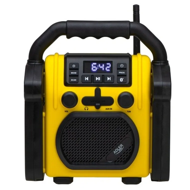 Adler, radio budowlane z Bluetooth, IPX 54