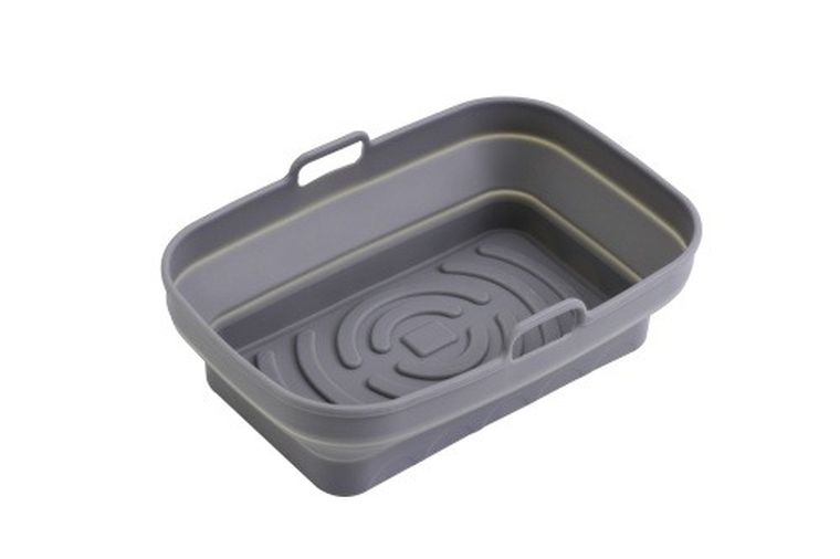 Adler, tacka do frytkownicy beztłuszczowej, silikonowa, prostokątna, 19,8-13,1 cm