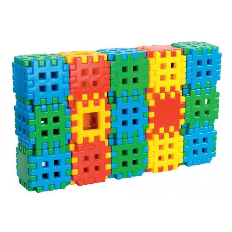 Adusie, klocki konstrukcyjne, wafle, 90 elementów