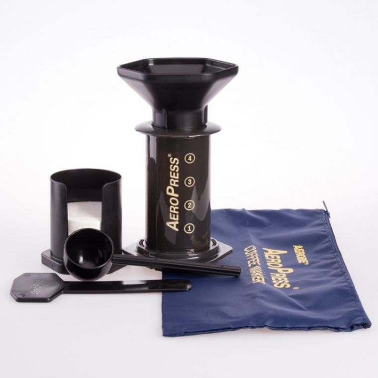 AeroPress, zaparzacz do kawy, zestaw z pokrowcem