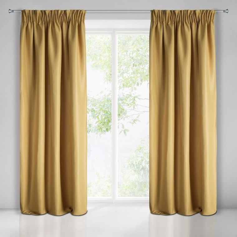 Aggie, zasłona zaciemniająca gotowa, strukturalna, z lureksem, 140-270 cm