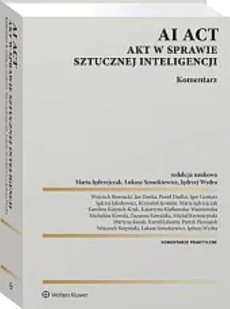 AI Act Akt w sprawie sztucznej inteligencji. Komentarz