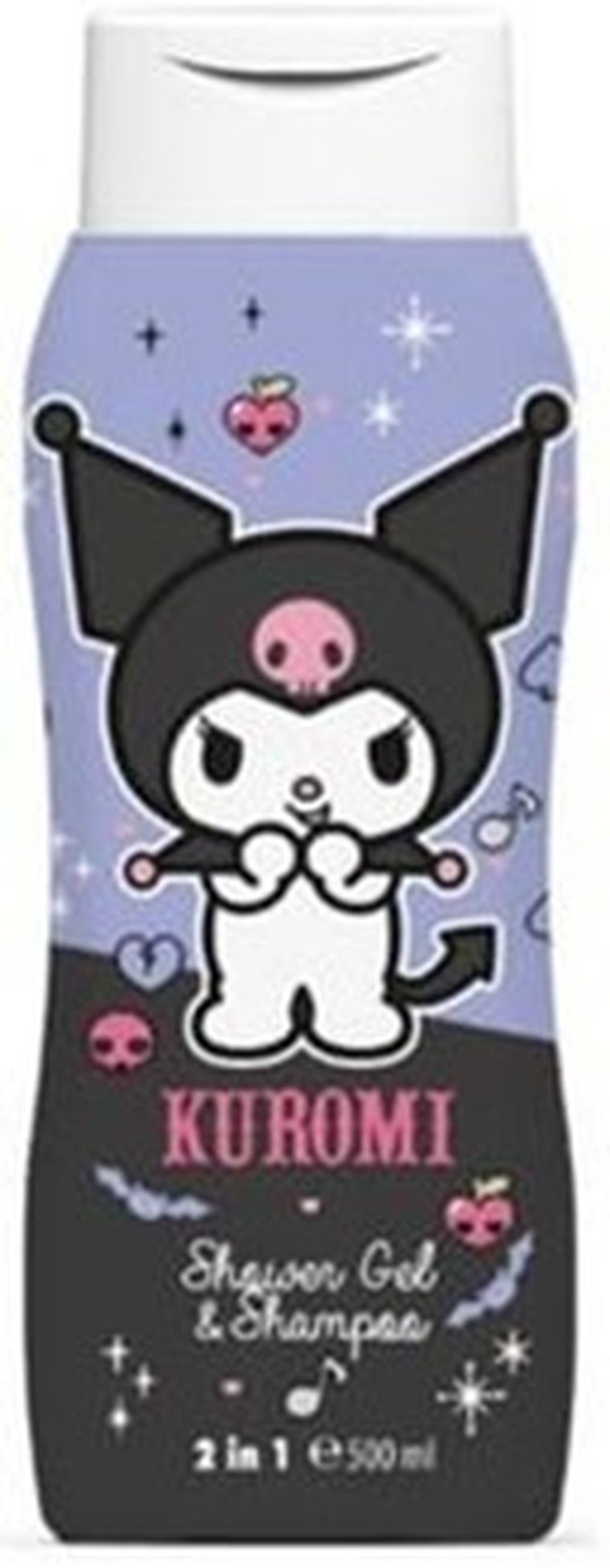 Air Val, Kuromi, 2w1: żel pod prysznic i szampon, 500 ml