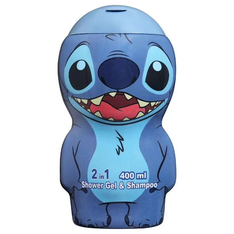 Air-Val, Lilo i Stitch, żel pod prysznic i szampon dla dzieci 2w1, 400 ml