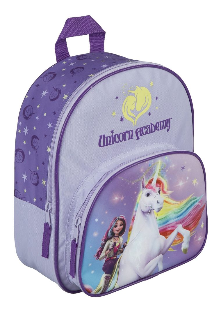 Akademia Jednorożców, plecak dla przedszkolaka, fioletowy