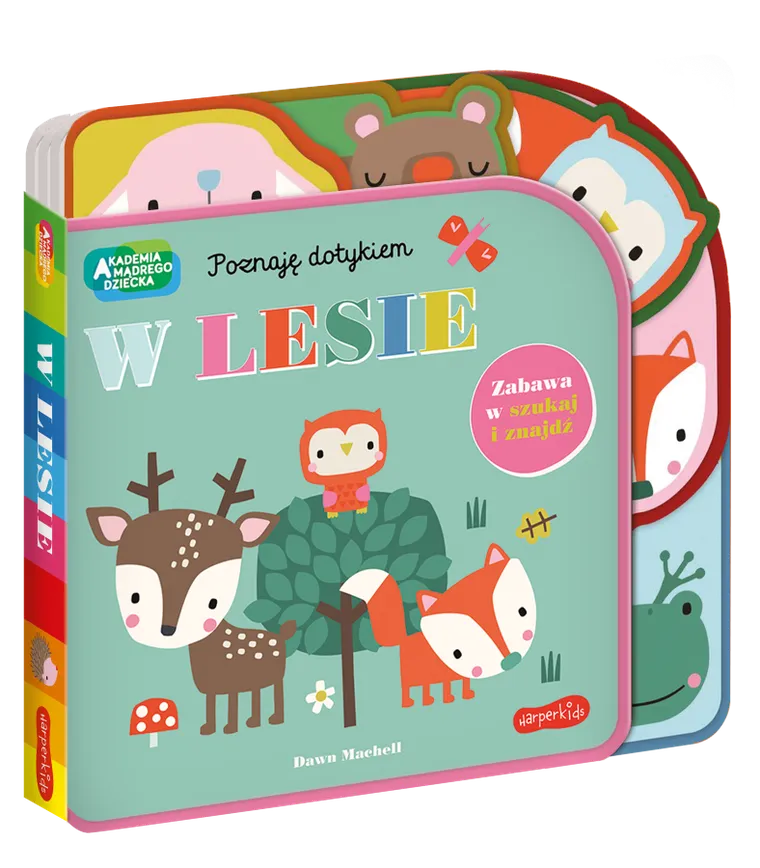 Akademia Mądrego Dziecka. Poznaję dotykiem. Zabawa w szukaj i znajdź. W lesie.