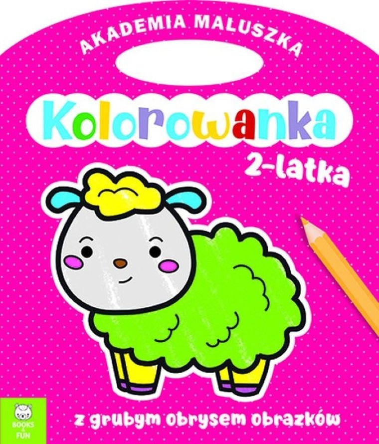 Akademia maluszka. Kolorowanka 2-latka. Owieczka
