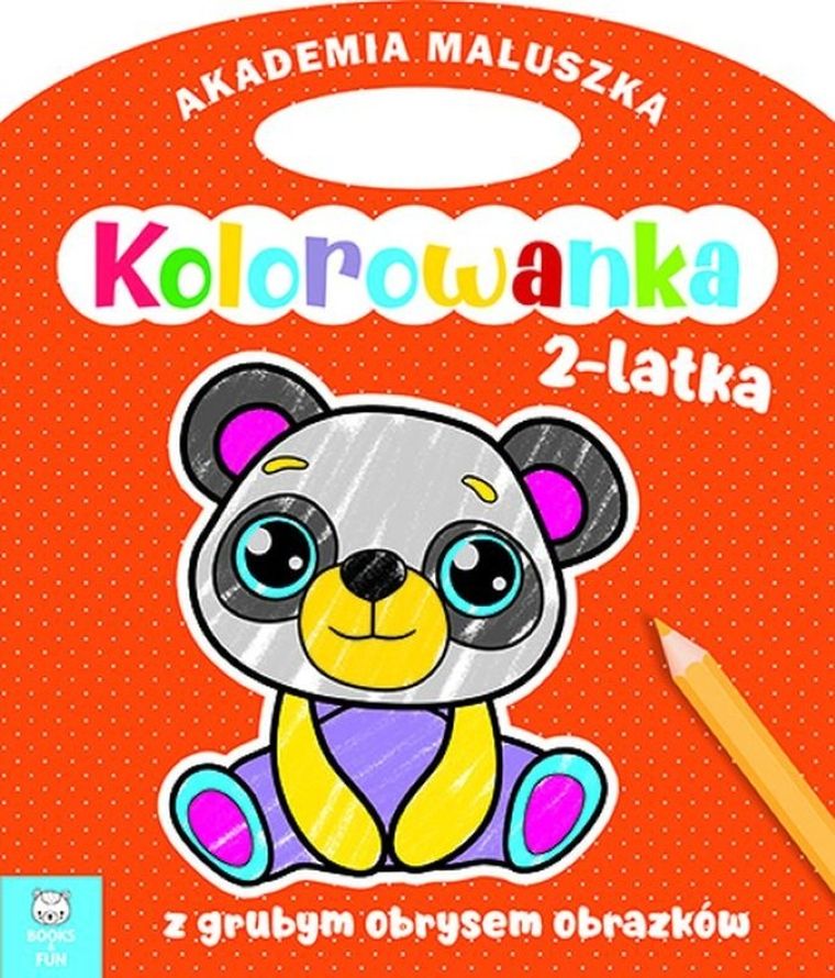 Akademia maluszka. Kolorowanka 2-latka. Panda