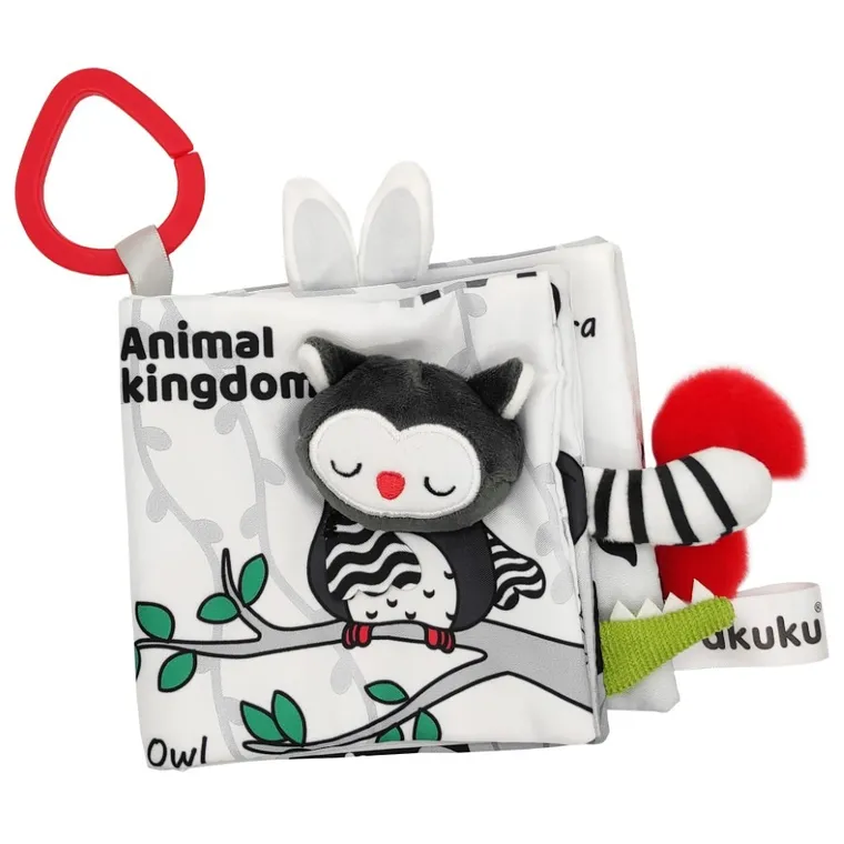 Akuku, książeczka sensoryczna, królestwo zwierząt