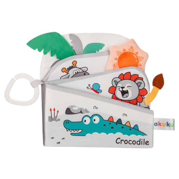 Akuku, książeczka sensoryczna, Zoo