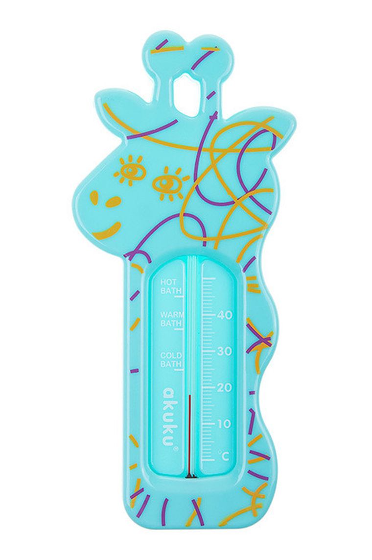 Akuku, termometr, żyrafka do kąpieli