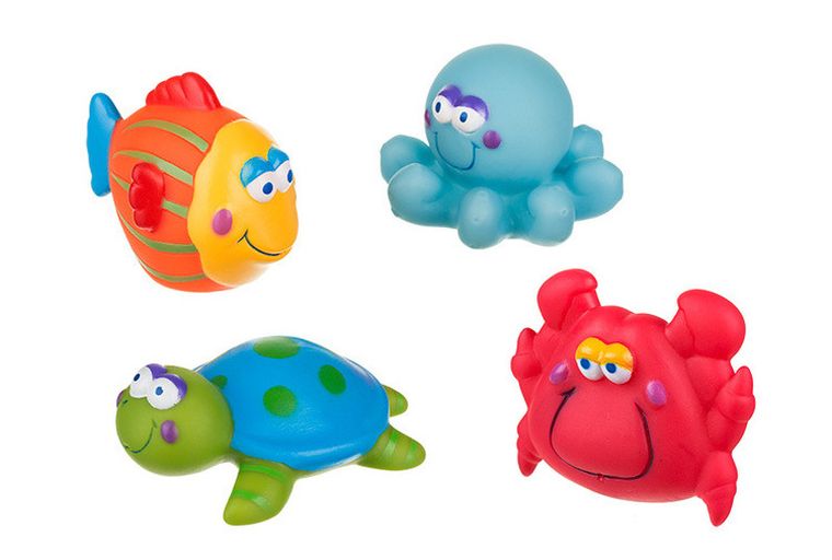 Akuku, zabawka do kąpieli, 4 szt.