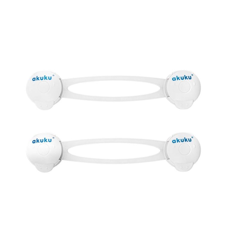 Akuku, zabezpieczenia uniwersalne do szafek, długie, 16 cm