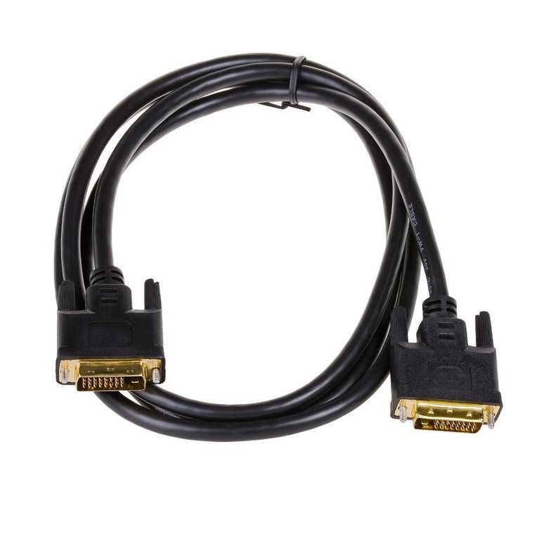 Akyga, kabel, Ak-av-06, Dvi-d M, 1,8m, czarny