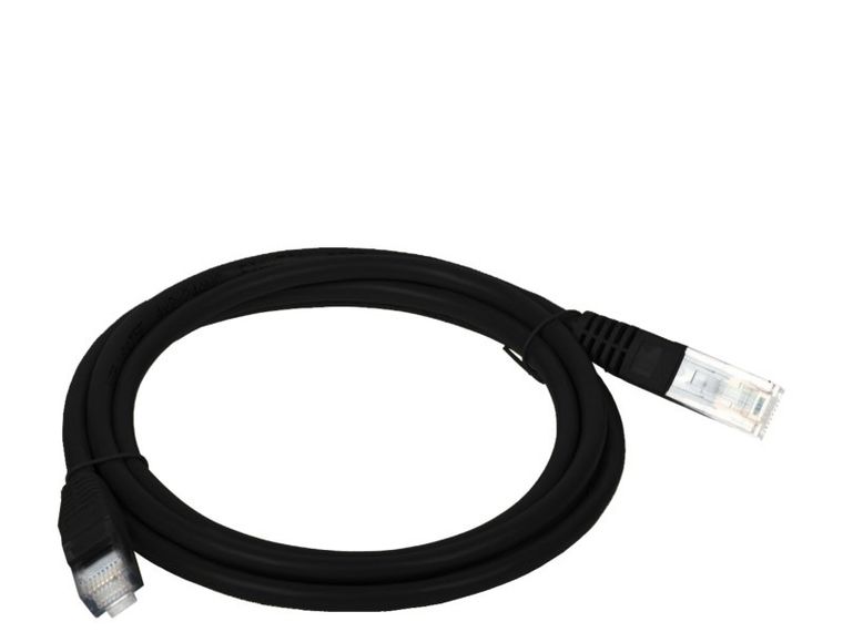 Alantec, patchcord, UTP A-LAN, RJ45, UTP, kat. 5e, czarny, 5m
