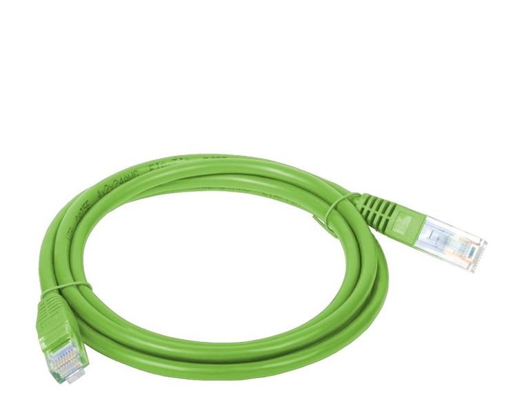 Alantec, patchcord, UTP A-LAN, UTP kat. 5e, 0,5m, zielony