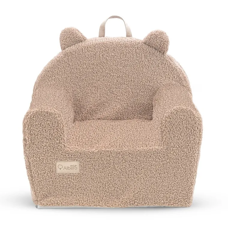 Albero Mio, Cotton Muślin & Boucle, fotelik piankowy, karmel