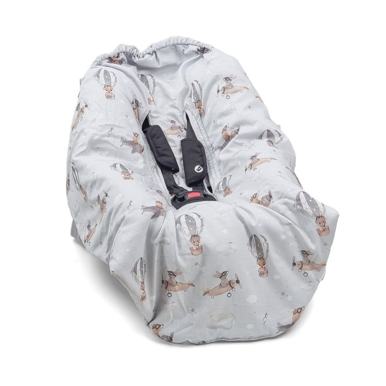 Albero Mio, Lot balonem, otulacz do fotelika