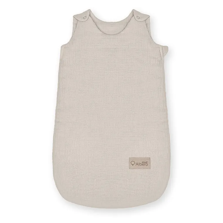 Albero Mio, śpiworek do spania, muślinowy, TOG 1.5, rozmiar M, beżowy