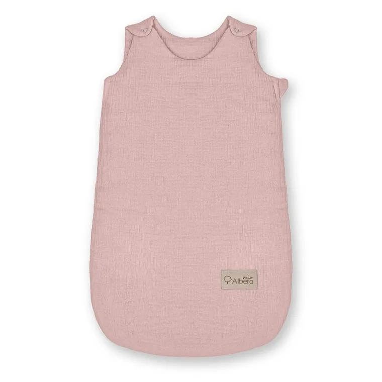 Albero Mio, śpiworek do spania, muślinowy, TOG 1.5, rozmiar M, różowy
