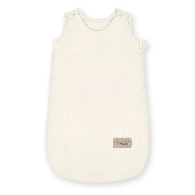 Albero Mio, śpiworek do spania, muślinowy, TOG 1.5, rozmiar M, waniliowy