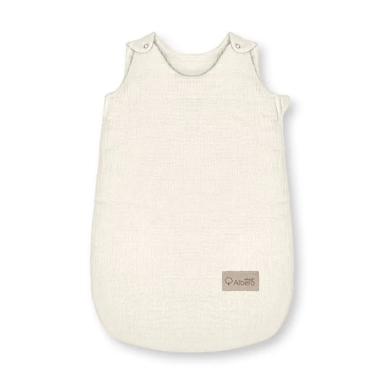 Albero Mio, śpiworek do spania, muślinowy, TOG 1.5, rozmiar S, waniliowy