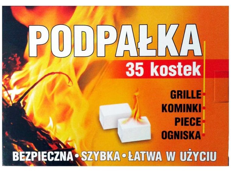 Albi, podpałka do rozpalania grilla i kominka, kostki, 35 szt.