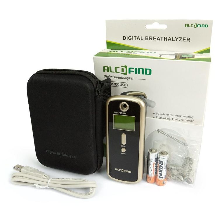 Alcofind, alkomat elektrochemiczny, DA 8700