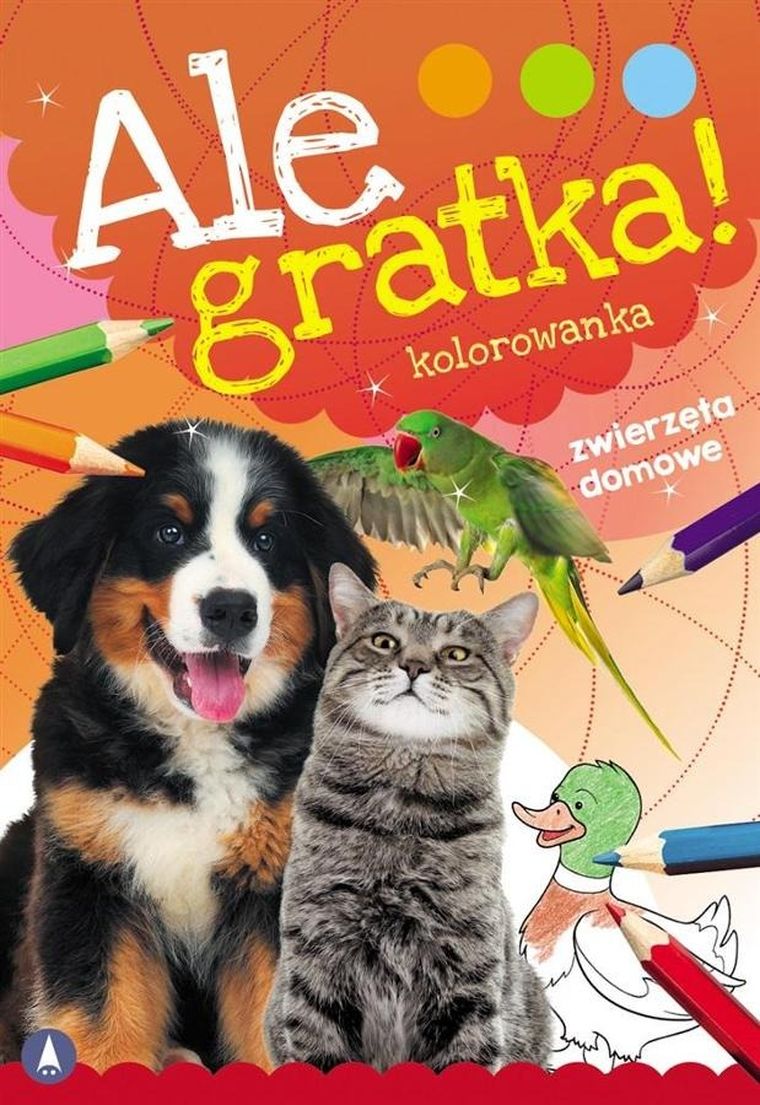 Ale gratka! Zwierzęta domowe. Kolorowanka