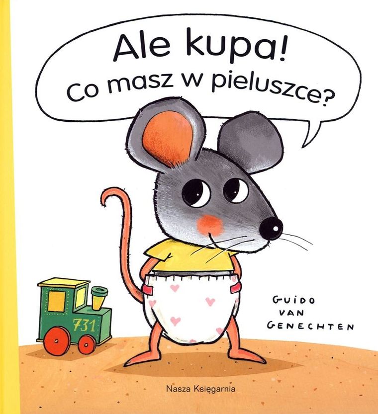 Ale kupa. Co masz w pieluszce?