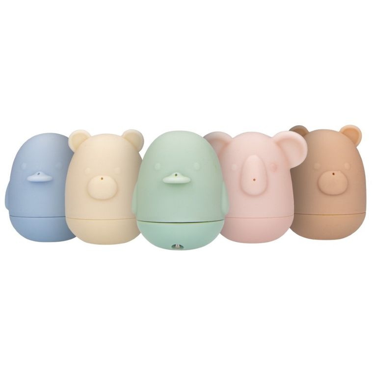 Alecto, zabawki do kąpieli z termometrem, 5 szt.