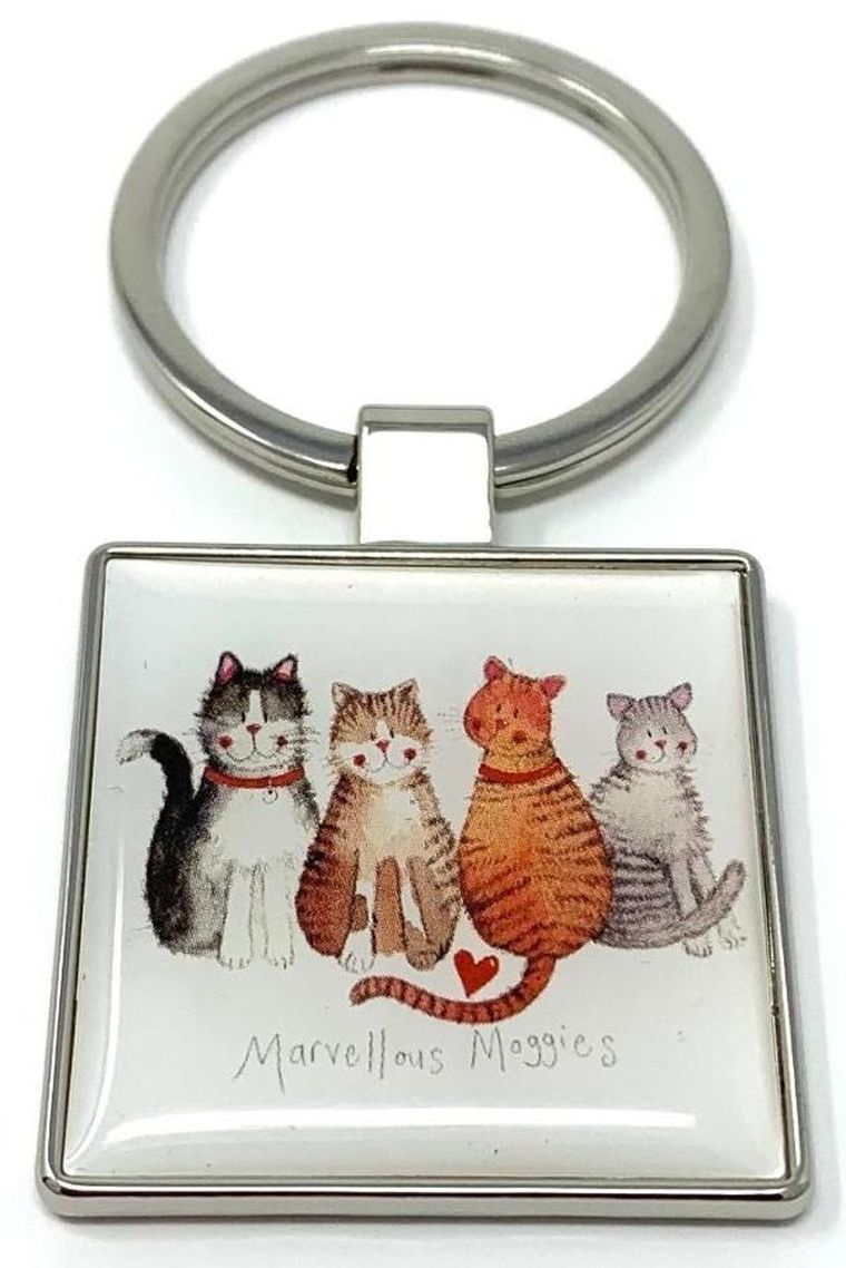 Alex Clark, brelok do kluczy, 4 koty