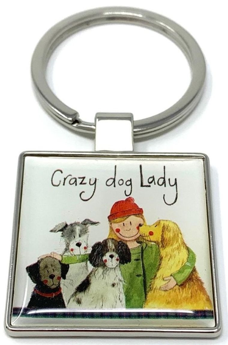 Alex Clark, brelok do kluczy, crazy dog lady psiara